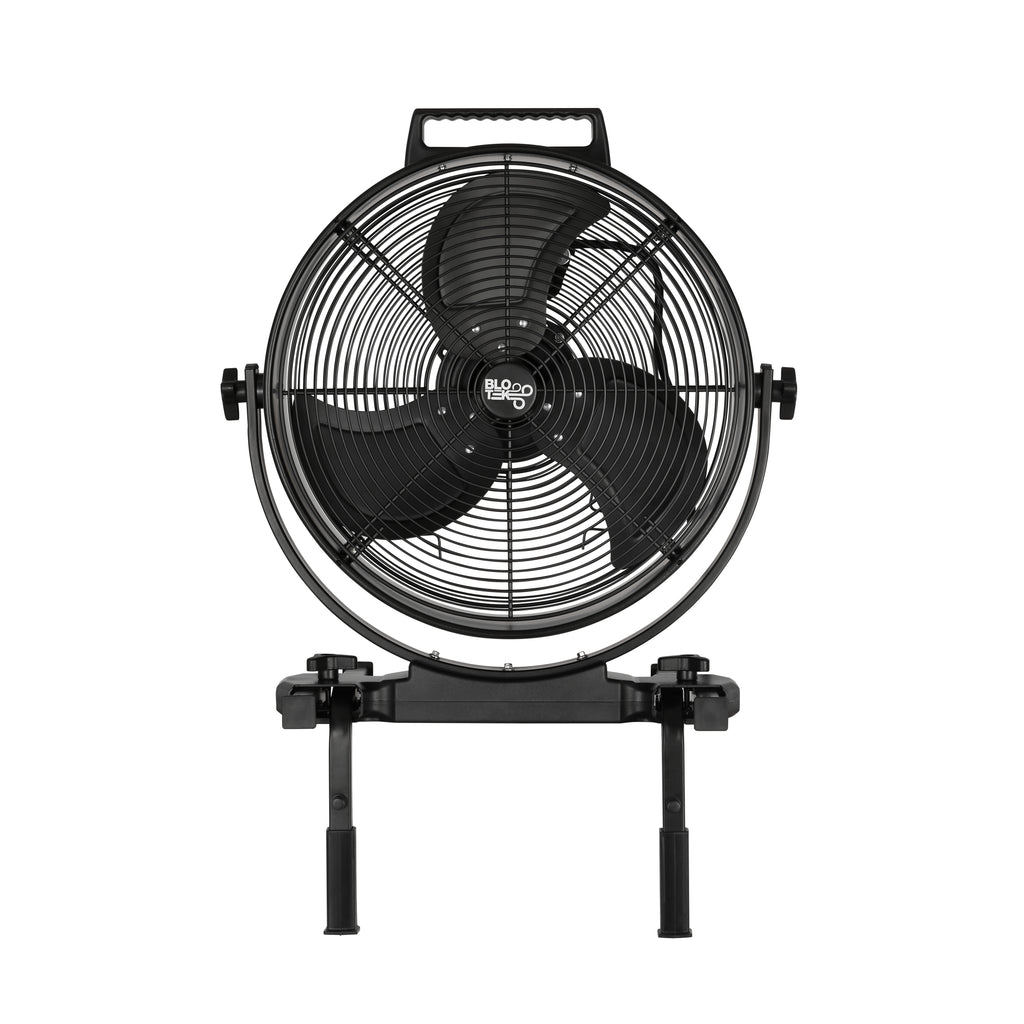 Blotek Dust King 16" High Velocity Construction Fan | Window Exhaust, Floor & Blower Fan | 3-Speed, IP64 Rated, Adjustable Legs & 270° Tilt