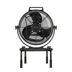 Blotek Dust King 16" High Velocity Construction Fan | Window Exhaust, Floor & Blower Fan | 3-Speed, IP64 Rated, Adjustable Legs & 270° Tilt