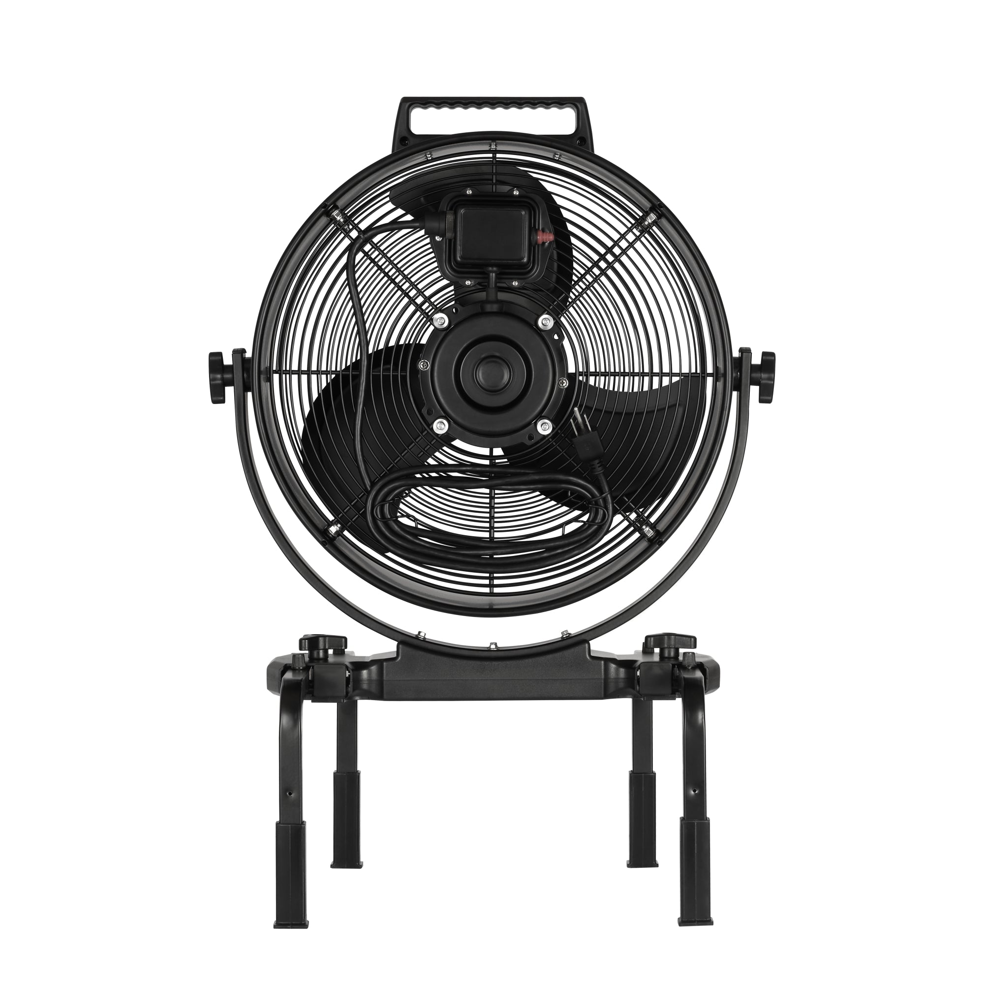 Blotek Dust King 16" High Velocity Construction Fan | Window Exhaust, Floor & Blower Fan | 3-Speed, IP64 Rated, Adjustable Legs & 270° Tilt