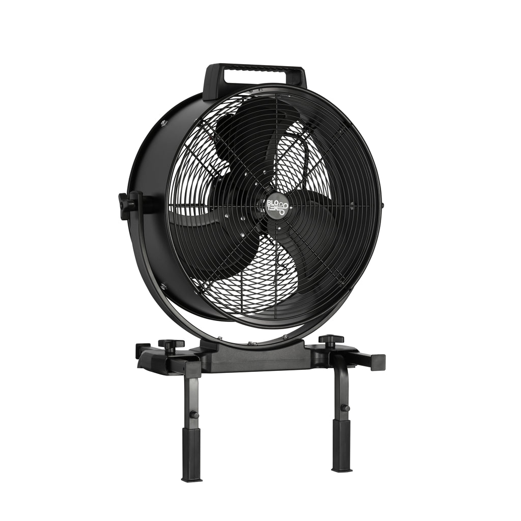 Blotek Dust King 16" High Velocity Construction Fan | Window Exhaust, Floor & Blower Fan | 3-Speed, IP64 Rated, Adjustable Legs & 270° Tilt