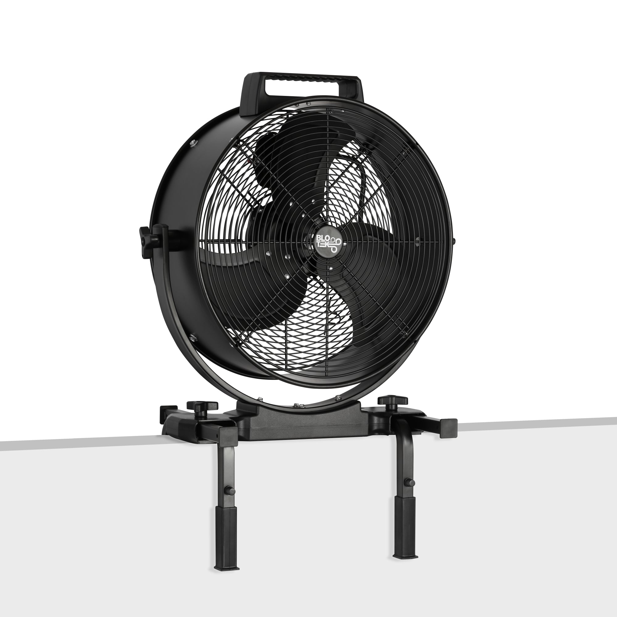 Blotek Dust King 16" High Velocity Construction Fan | Window Exhaust, Floor & Blower Fan | 3-Speed, IP64 Rated, Adjustable Legs & 270° Tilt