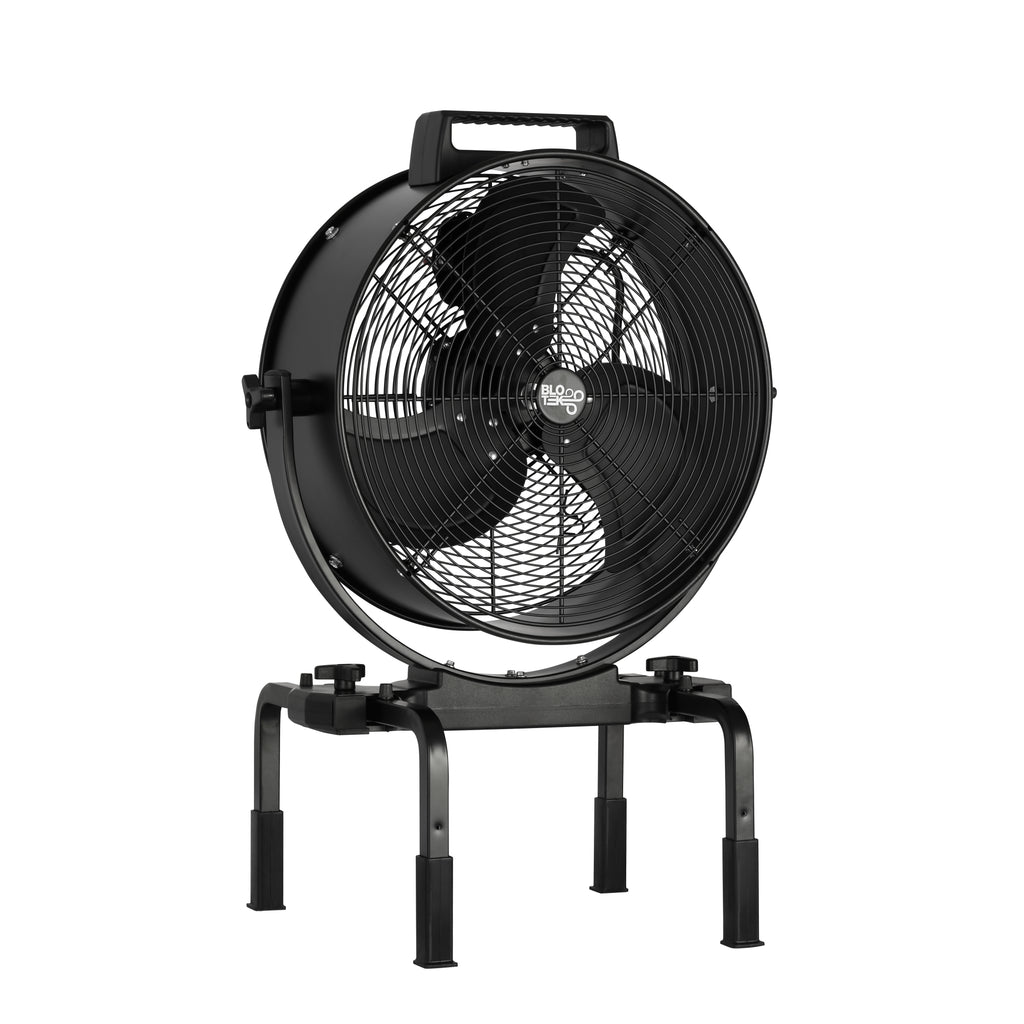 Blotek Dust King 16" High Velocity Construction Fan | Window Exhaust, Floor & Blower Fan | 3-Speed, IP64 Rated, Adjustable Legs & 270° Tilt