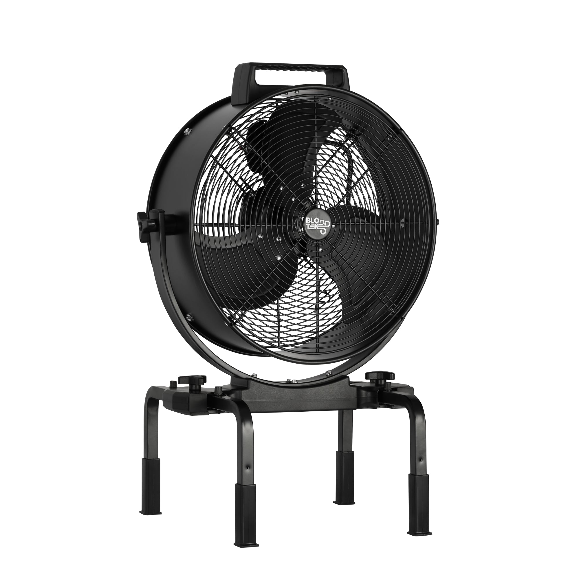 Blotek Dust King 16" High Velocity Construction Fan | Window Exhaust, Floor & Blower Fan | 3-Speed, IP64 Rated, Adjustable Legs & 270° Tilt