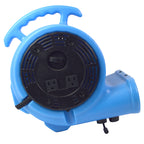 Blotek 1/2 HP Commercial Air Mover Floor Dryer | 2800 CFM Industrial Carpet Dryer Fan | 3-Speed High Velocity Blower with 4 Drying Positions & 15 ft Cord