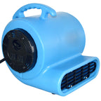 Blotek 1/2 HP Commercial Air Mover Floor Dryer | 2800 CFM Industrial Carpet Dryer Fan | 3-Speed High Velocity Blower with 4 Drying Positions & 15 ft Cord
