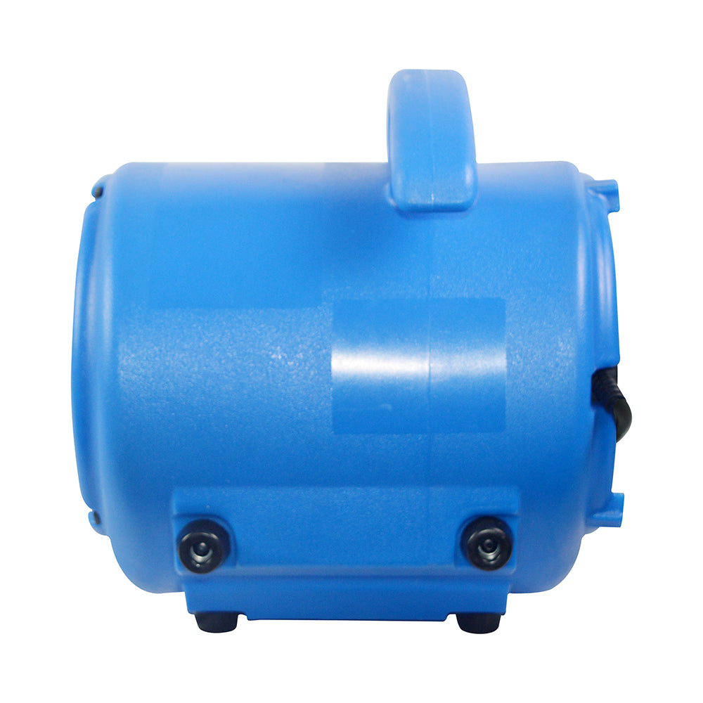 Blotek 1/4 HP Commercial Air Mover Floor Dryer | 900 CFM High Velocity Carpet Dryer Fan | 3-Speed Industrial Blower with 4 Drying Positions & 10 ft Power Cord