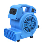 Blotek 1/8 HP Mini Air Mover Floor Dryer | 600 CFM Compact Carpet Dryer Fan | 3-Speed Portable Utility Blower with 4 Airflow Positions