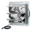 Blotek 12" Industrial Shutter Exhaust Fan | 1,800 CFM Aluminum Ventilation Fan | Wall Mount Attic, Garage & Greenhouse Fan