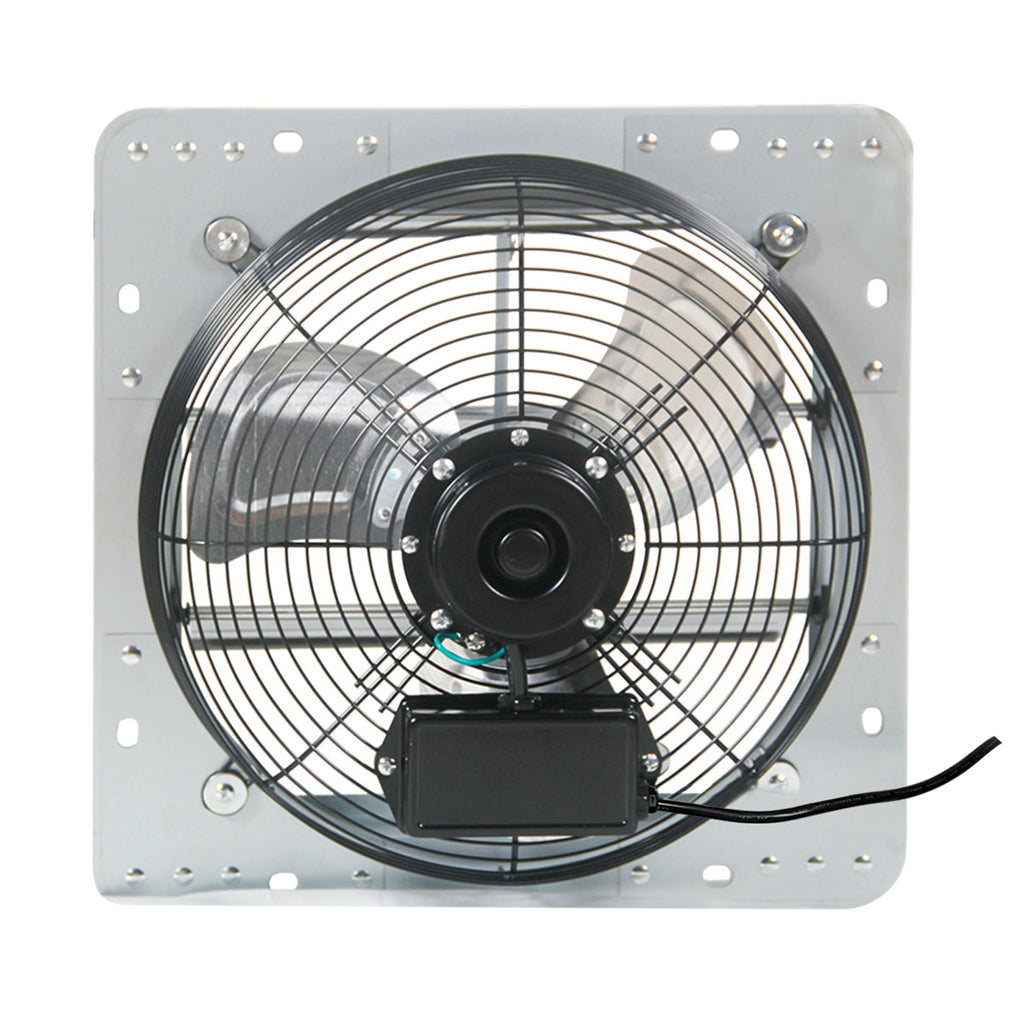 Blotek 12" Industrial Shutter Exhaust Fan | 1,800 CFM Aluminum Ventilation Fan | Wall Mount Attic, Garage & Greenhouse Fan