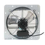 Blotek 12" Industrial Shutter Exhaust Fan | 1,800 CFM Aluminum Ventilation Fan | Wall Mount Attic, Garage & Greenhouse Fan