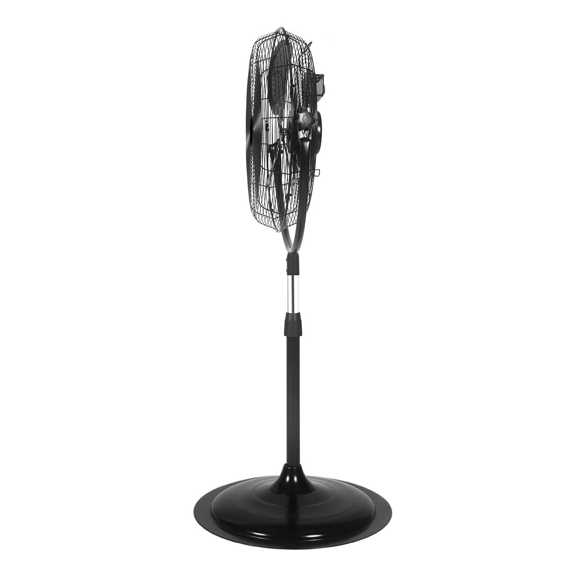 Blotek 18" Industrial Pedestal Fan | 3-Speed High Velocity Stand Fan with Aluminum Blades | Adjustable Height & Tilt for Garage, Warehouse, Gym & Workshop