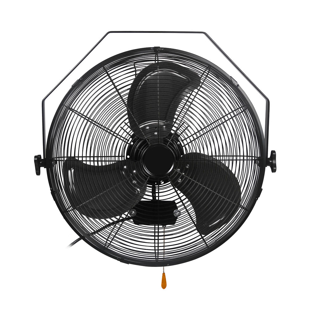 Blotek 18" High Velocity Wall Mount Fan | 3-Speed Industrial Metal Fan | 4,650 CFM Air Circulator with Adjustable Tilt for Garage, Workshop & Home Gym