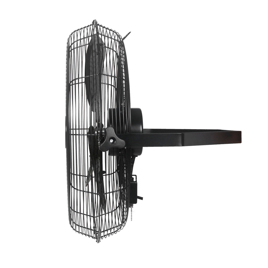 Blotek 18" High Velocity Wall Mount Fan | 3-Speed Industrial Metal Fan | 4,650 CFM Air Circulator with Adjustable Tilt for Garage, Workshop & Home Gym