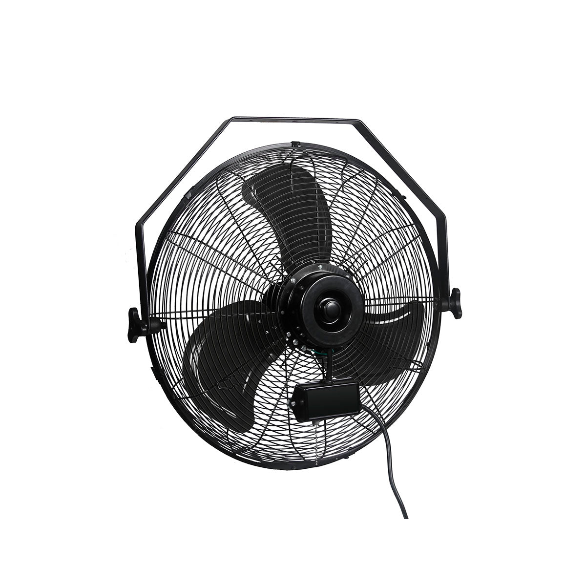 Blotek 18" High Velocity Wall Mount Fan | 3-Speed Industrial Metal Fan | 4,650 CFM Air Circulator with Adjustable Tilt for Garage, Workshop & Home Gym