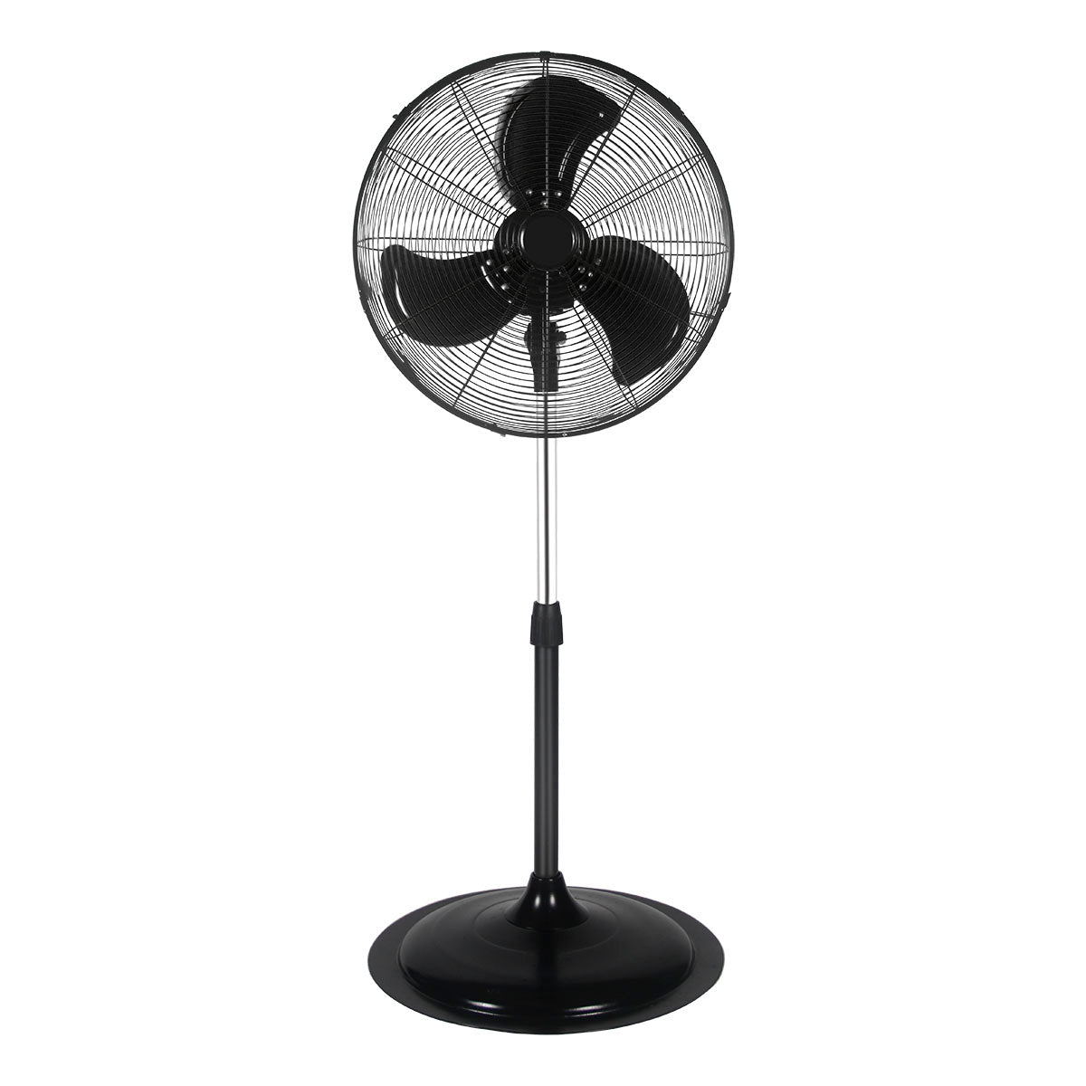Blotek 20" Oscillating Industrial Pedestal Fan | 3-Speed High Velocity Stand Fan with Aluminum Blades | Commercial Air Circulator for Garage, Warehouse, Gym & Workshop