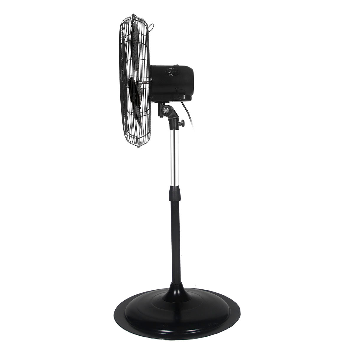 Blotek 20" Oscillating Industrial Pedestal Fan | 3-Speed High Velocity Stand Fan with Aluminum Blades | Commercial Air Circulator for Garage, Warehouse, Gym & Workshop