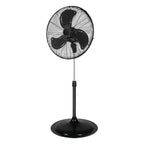 Blotek 20" Oscillating Industrial Pedestal Fan | 3-Speed High Velocity Stand Fan with Aluminum Blades | Commercial Air Circulator for Garage, Warehouse, Gym & Workshop