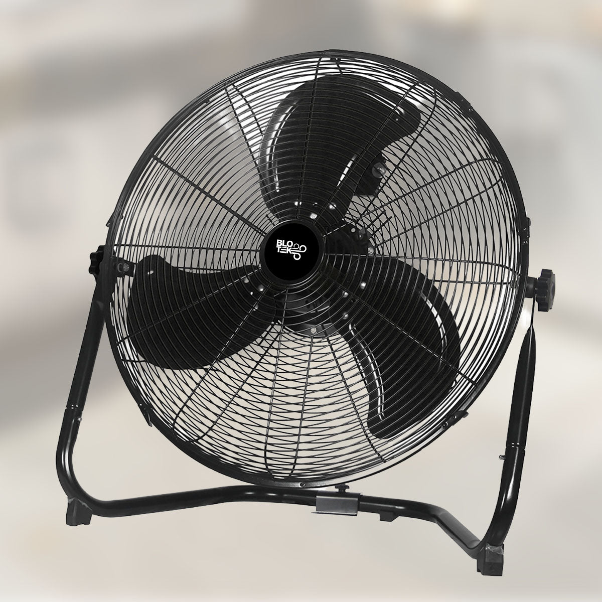 Blotek 20" High Velocity Floor Fan | 3-Speed Industrial Utility Fan | Wall Mount & Floor Fan | 4,650 CFM Air Circulator for Garage, Workshop & Warehouse
