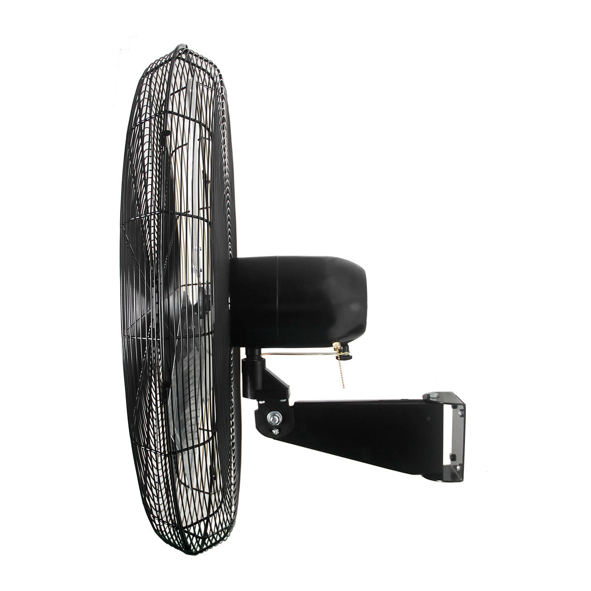 Blotek 24" Oscillating Wall Mount Fan | 3-Speed Industrial Aluminum Blade Fan | Heavy-Duty Air Circulator for Warehouse, Garage, Gym & Workshop