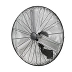 Blotek 24" Oscillating Wall Mount Fan | 3-Speed Industrial Aluminum Blade Fan | Heavy-Duty Air Circulator for Warehouse, Garage, Gym & Workshop