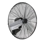 Blotek 24" Oscillating Wall Mount Fan | 3-Speed Industrial Aluminum Blade Fan | Heavy-Duty Air Circulator for Warehouse, Garage, Gym & Workshop
